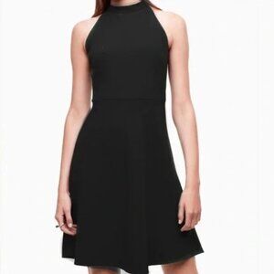 Aritzia Babaton Petro's Bow Tie Back Dress Black Size 6
